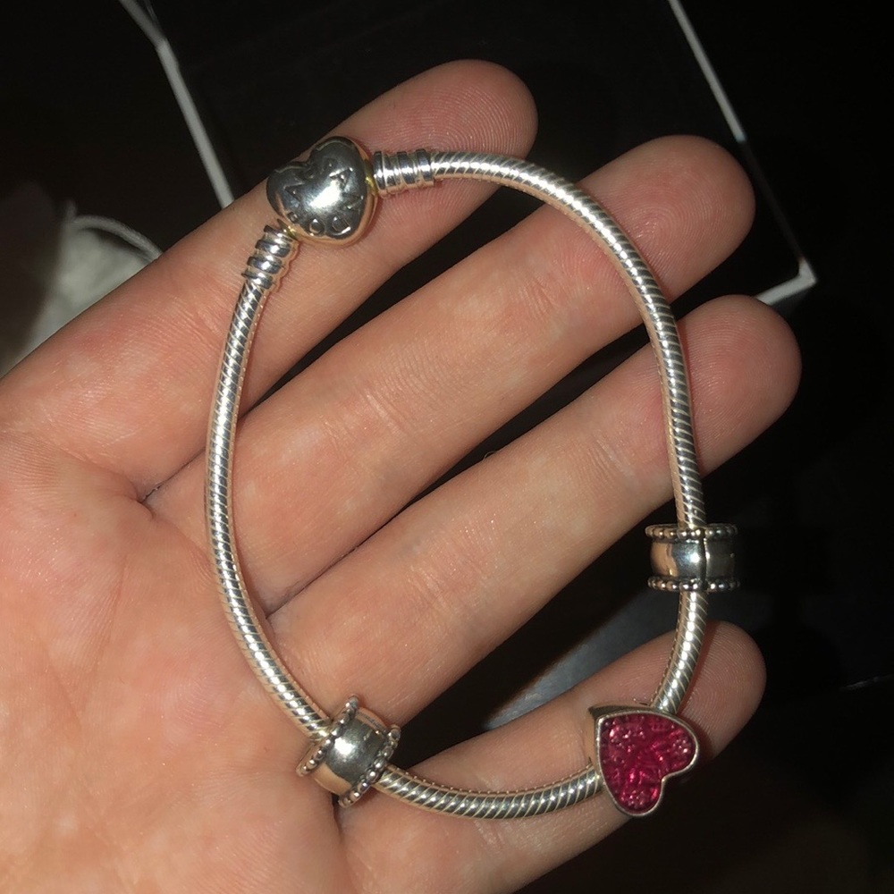 PANDORA BRACELET!! Basically Brand New!!